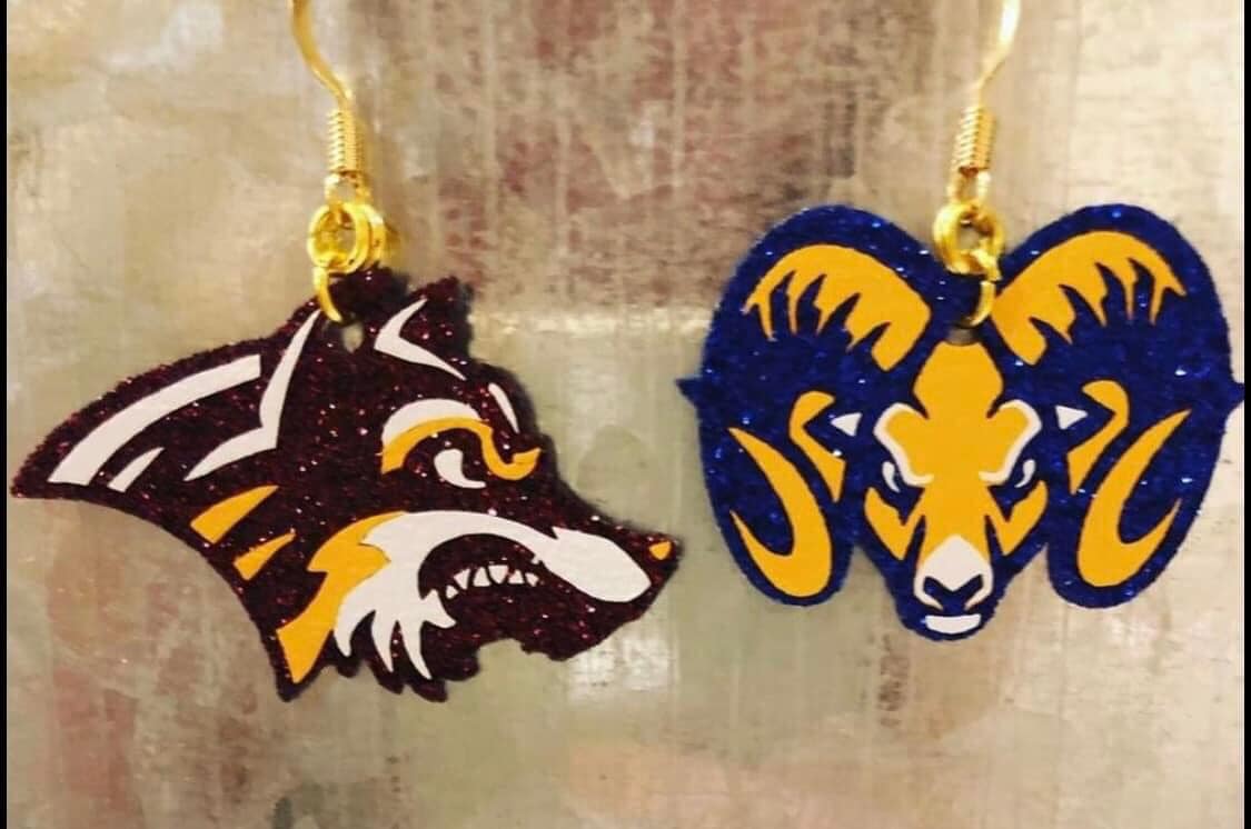 School Spirit - Mascot Earrings